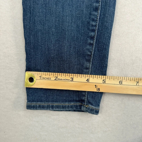 Paige Verdugo Crop Skinny Jeans Womens Size 27 Medium Blue Low Rise - Picture 12 of 13